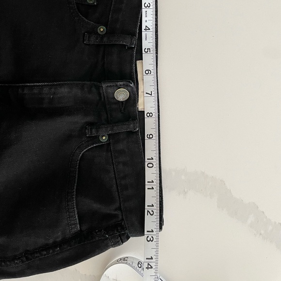 High waisted denim miniskirt - Picture 6 of 7